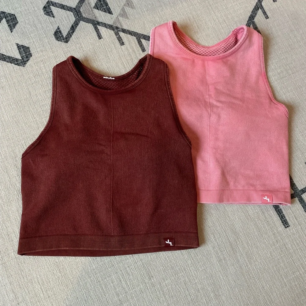 JoyLab Mesh Back Cropped Fit Tank Sports Bra Bundle - Picture 1 of 7